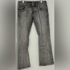 Lip Service Anthem Charcoal Gray Jeans Sz30 Punk Rocker Y2K